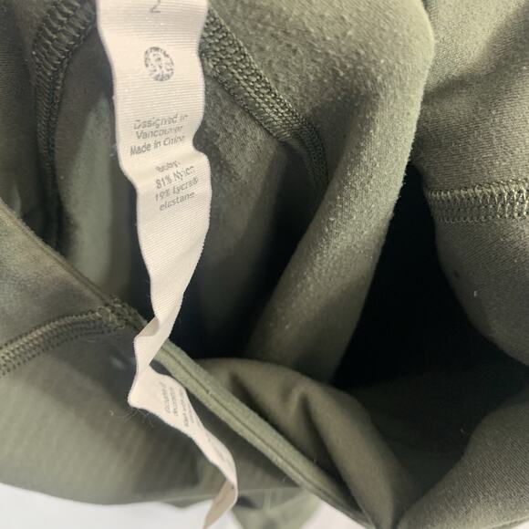 Lululemon Blissful Bend Super High-Rise Short - Army Green Size 2 - Picture 7 of 11